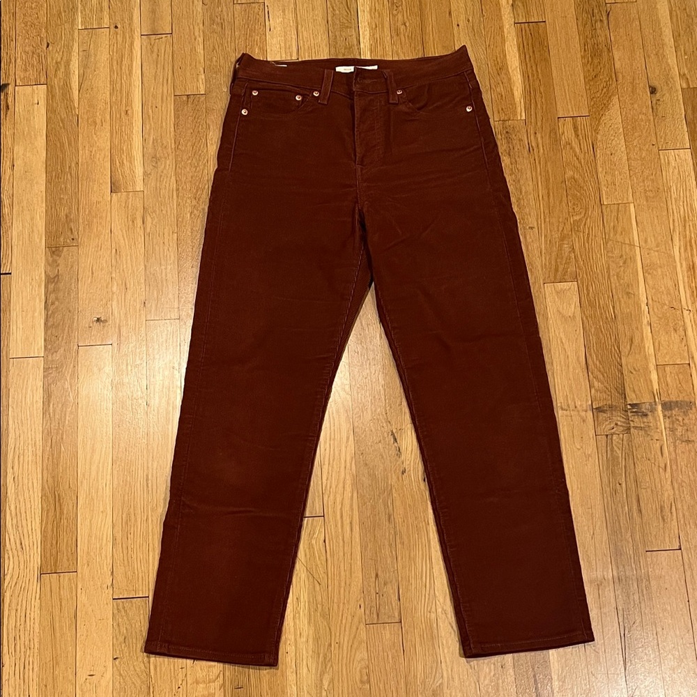 Levi's Women's Flare Corduroy in Burnt Orange